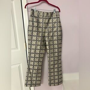 NWOT Tory Burch Size 2 Womens jacquard pants